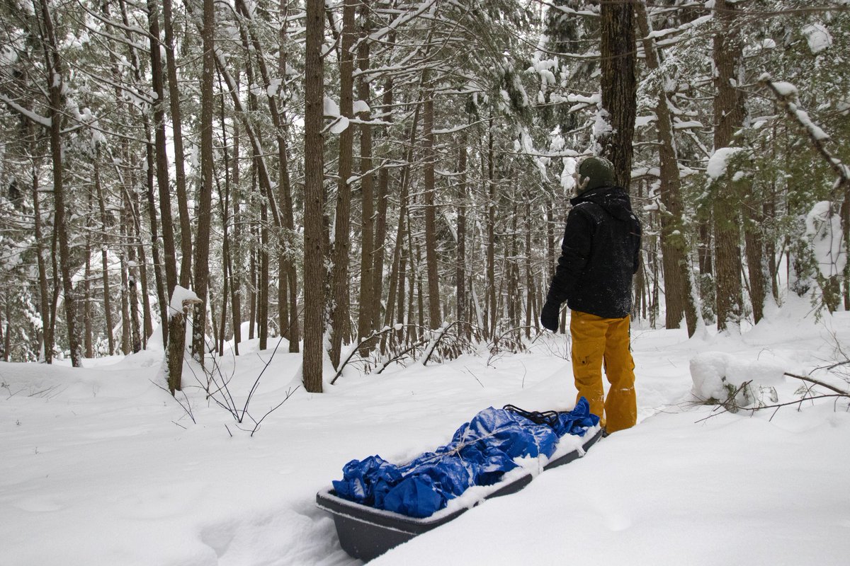 New video up tonight at 6pm ET. An epic winter camping trip for a night spent at the top of a....you will need to wait to see 😁 Any guesses? 🤔
.
#FindYourNorth #NorthernScavenger #WinterCamping #BackcountryCamping