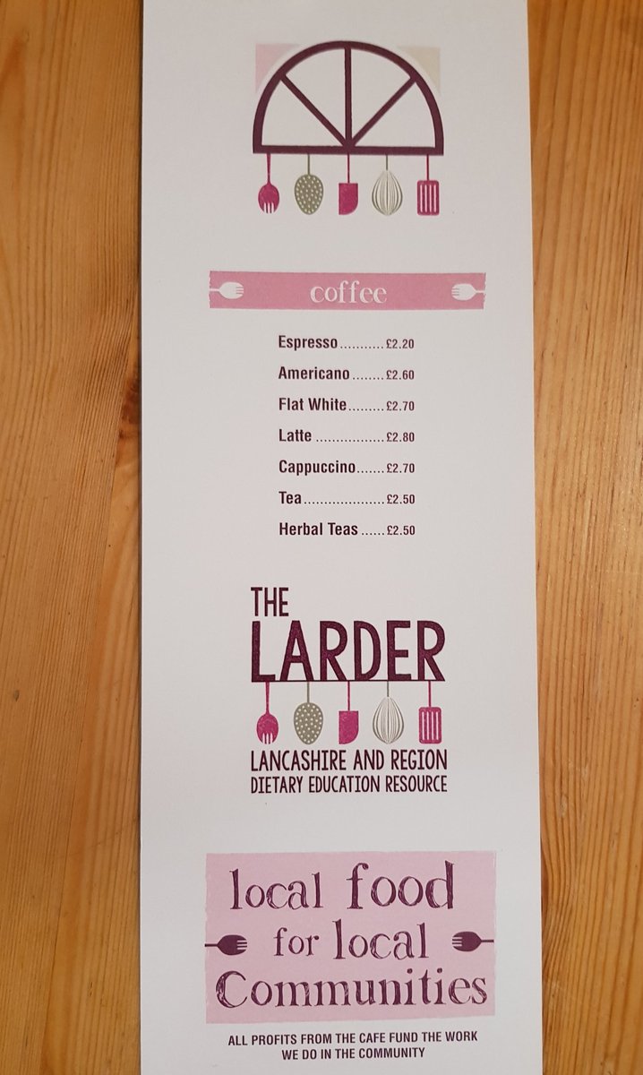 LarderLancs's tweet photo. We need you!!
We would love your ideas on what you want to see in our cafe.
Tell us the dishes you would love to see on our new menu coming soon! https://t.co/OhETyUFp0p