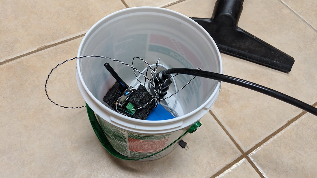 b2ben's tweet photo. Water coming in the basement is stressful, but my @particle based water detector is making it a little better. https://t.co/7XzJGYjlQd