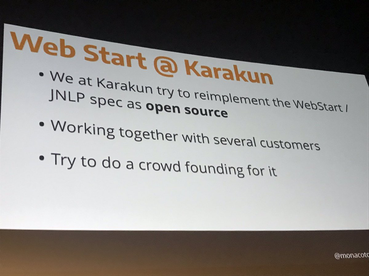 wolflook's tweet image. The future about #Java #WebStart with #OpenWebStart by @hendrikEbbers @karakun @JavaLandConf