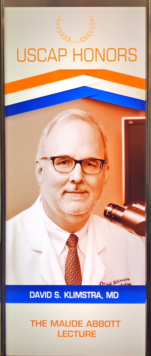 MSKPathology's tweet photo. @MSKPathology is very excited for the 2019 Maude Abbott Lecture with our Chair, Dr. David Klimstra! “Acini, Islets, and Associated Pancreatic Neoplasia: A Journey of Technological Evolution in Research and Diagnostics” 4:15pm TODAY- Potomac Ballroom #USCAP2019 https://t.co/aU6LxkGOUE
