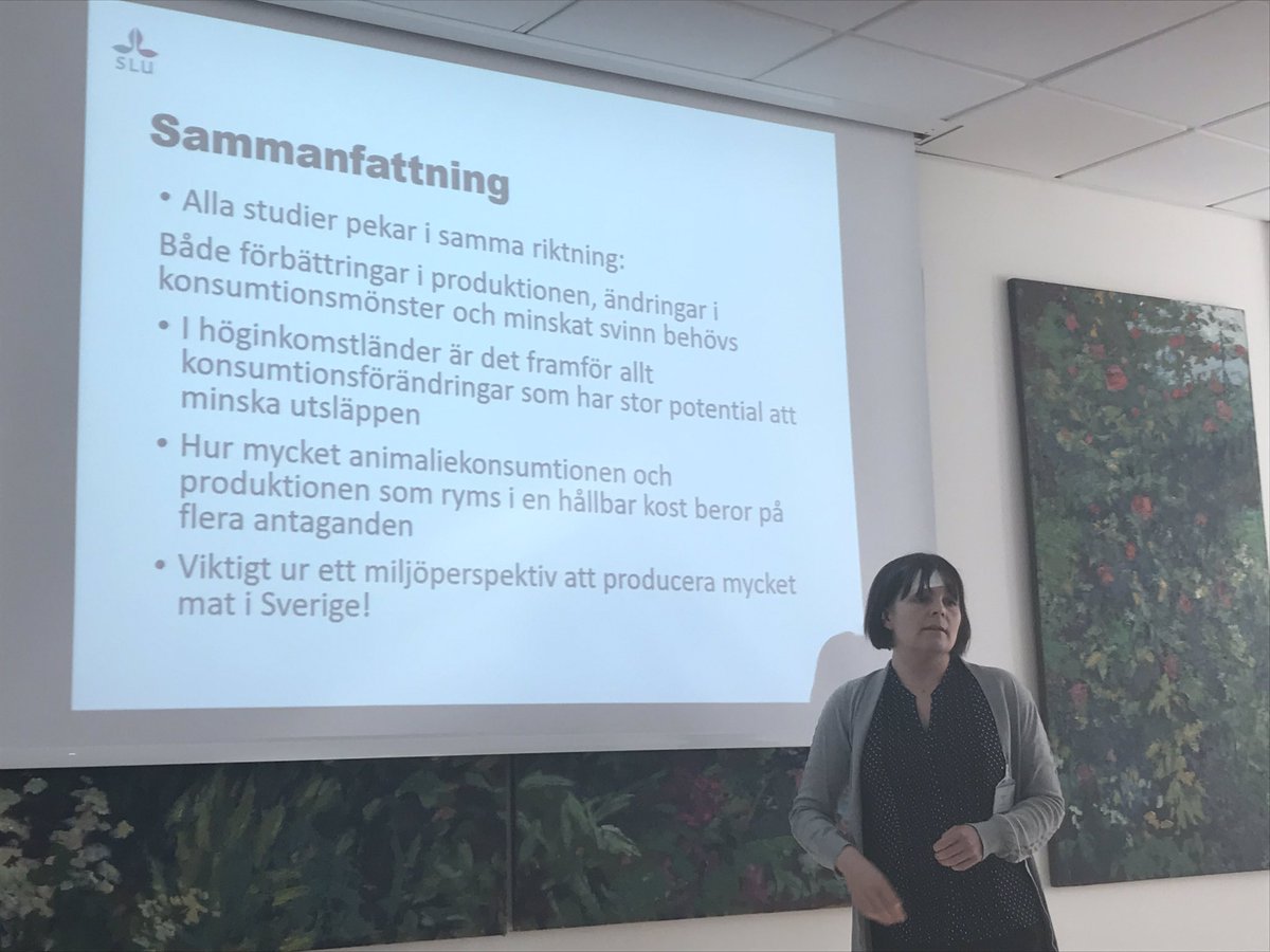 Viktigt ur ett miljöperspektiv att producera mycket mat i Sverige, säger <a href="/Elin_Roos_SE/">Elin Röös</a>.