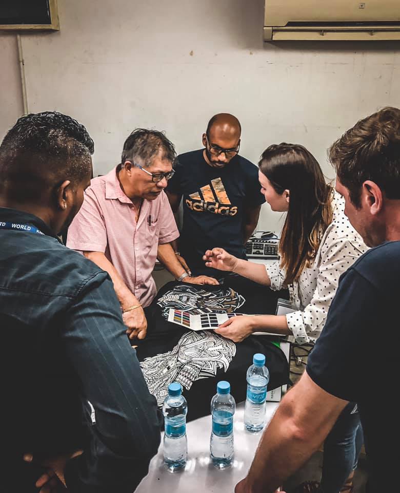 MagnaColours's tweet photo. Discussing the latest innovations in MagnaPrint® water-based inks and sharing screen printing expertise with Pace Ltd in Mauritius 🇲🇺✌️ #magnacolours #waterbasedink #screenprinting #magnaprint #ecofriendly #screenprint https://t.co/DYeo3IBNp0