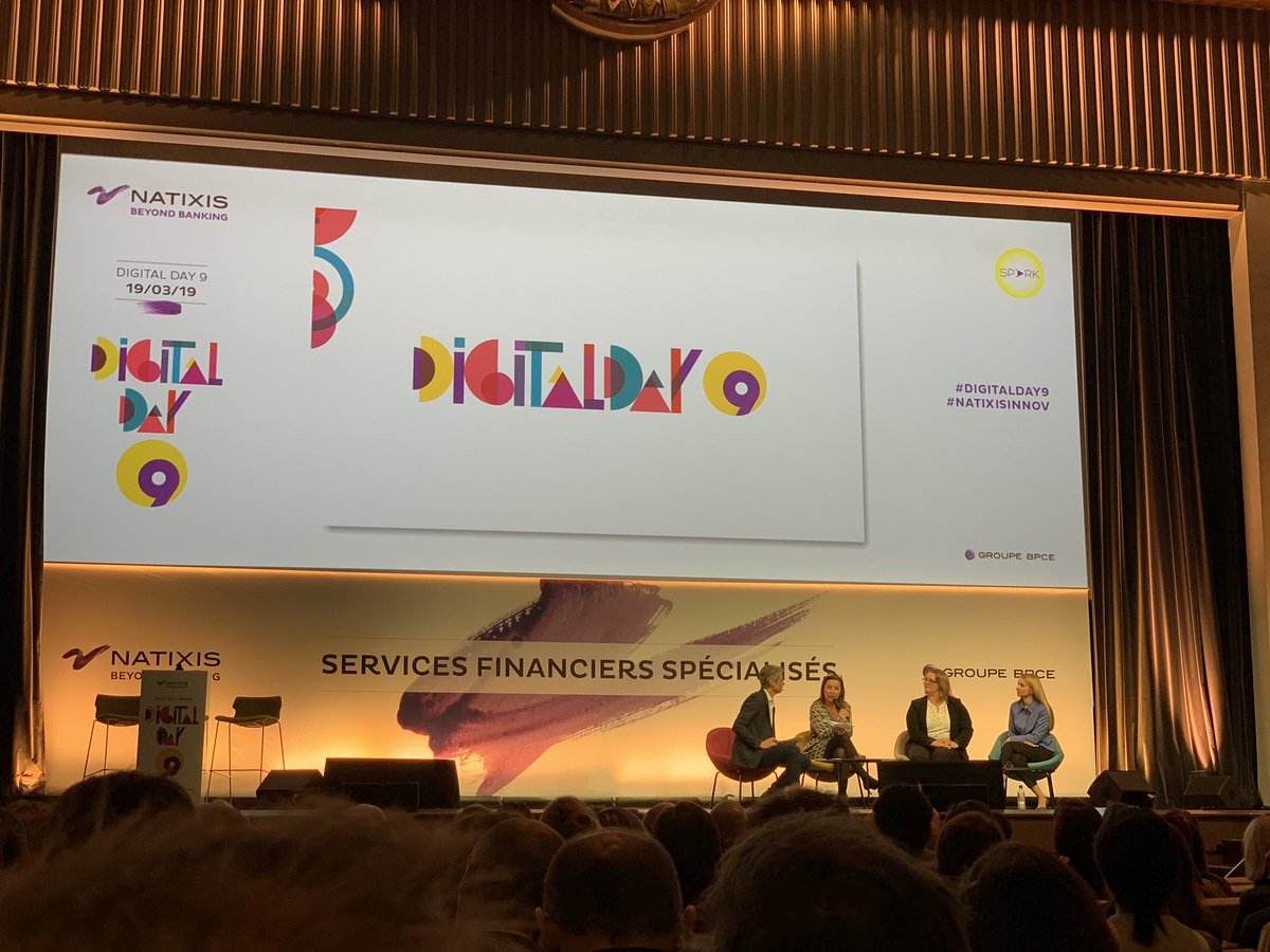 PPC's tweet photo. Customer Journeys, Experience utilisateurs, Chatbots, data, dashboards de pilotage, agilité, esprit d’équipe... et surtout, surtout des témoignages concrets de collaborateurs et experts avec des expériences vécues de transformation digitale 👏🏻👏🏻👏🏻 #DigitalDay9 #NatixisInnov https://t.co/j4ic2pouQ0