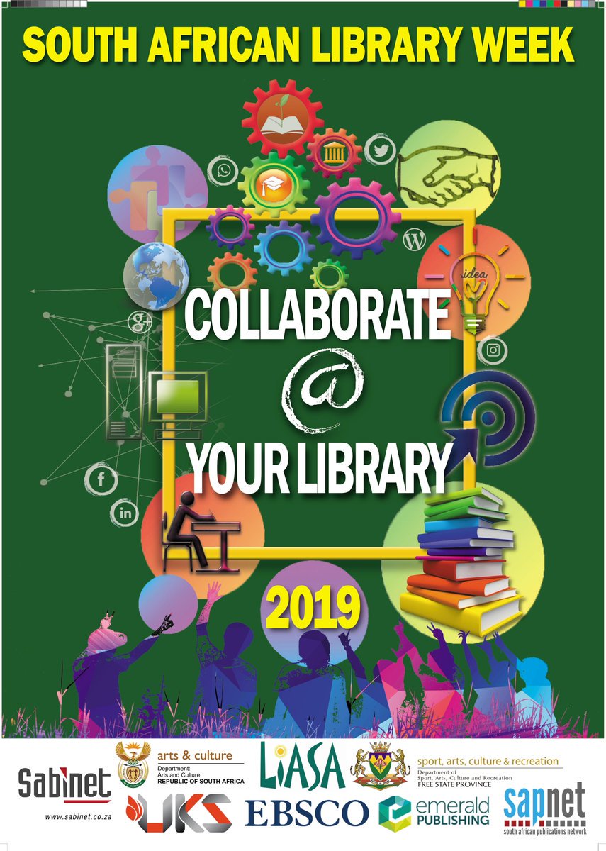 SAgovnews's tweet photo. [Read] Libraries across the country are celebrating #SALibraryWeek, which aims to promote a reading culture in South Africa @NLSA1 #CollaborateAtYourLibrary https://t.co/9cl7P4hho9 https://t.co/7l9YuwXgp8