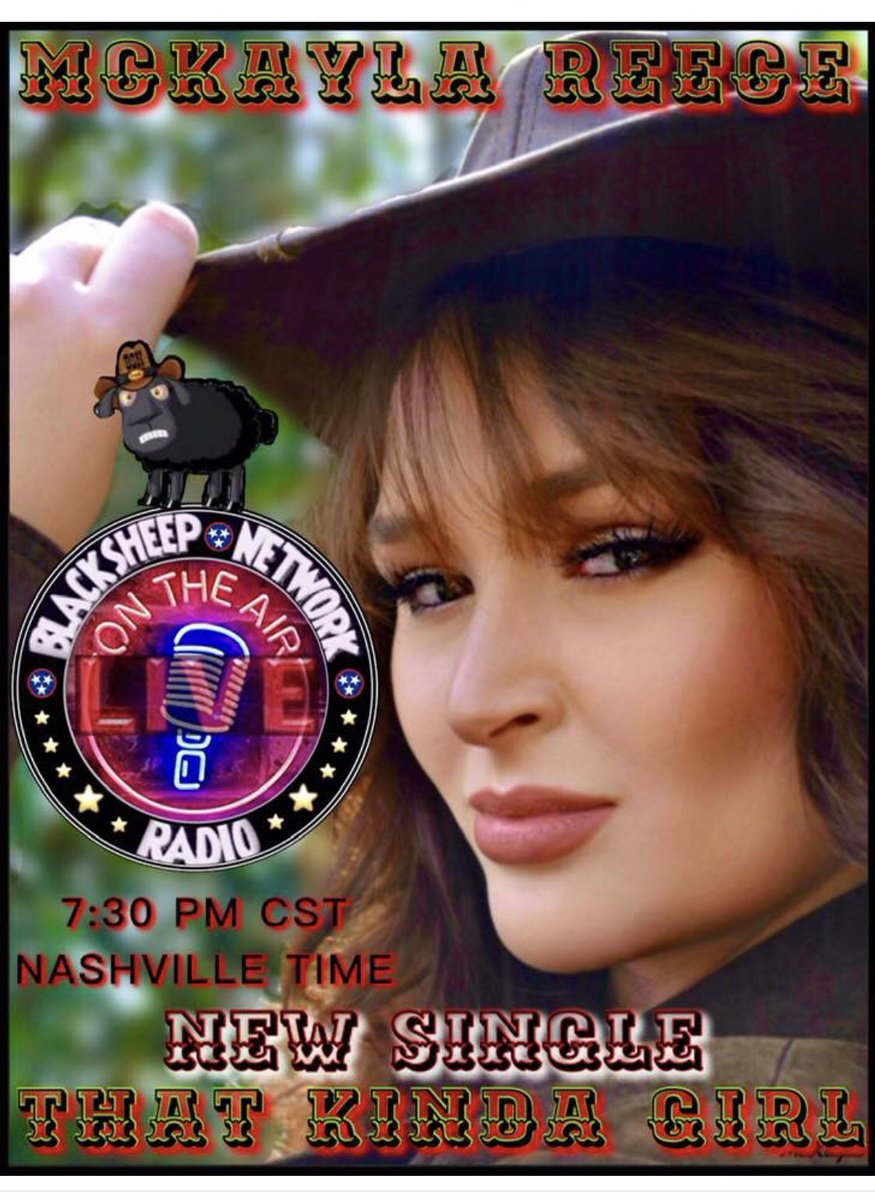 Hear the New Single “That Kinda Girl” FIRST on Nashville’s #1 Indie (Variety) Radio Station, Nashville Universe Award Winning Radio Station and on THE HOTTEST (Top 30) Countdown in Nashville on THE Blacksheep Network Radio!!! @thewomenofcoun @women_want_more @ScottKash88