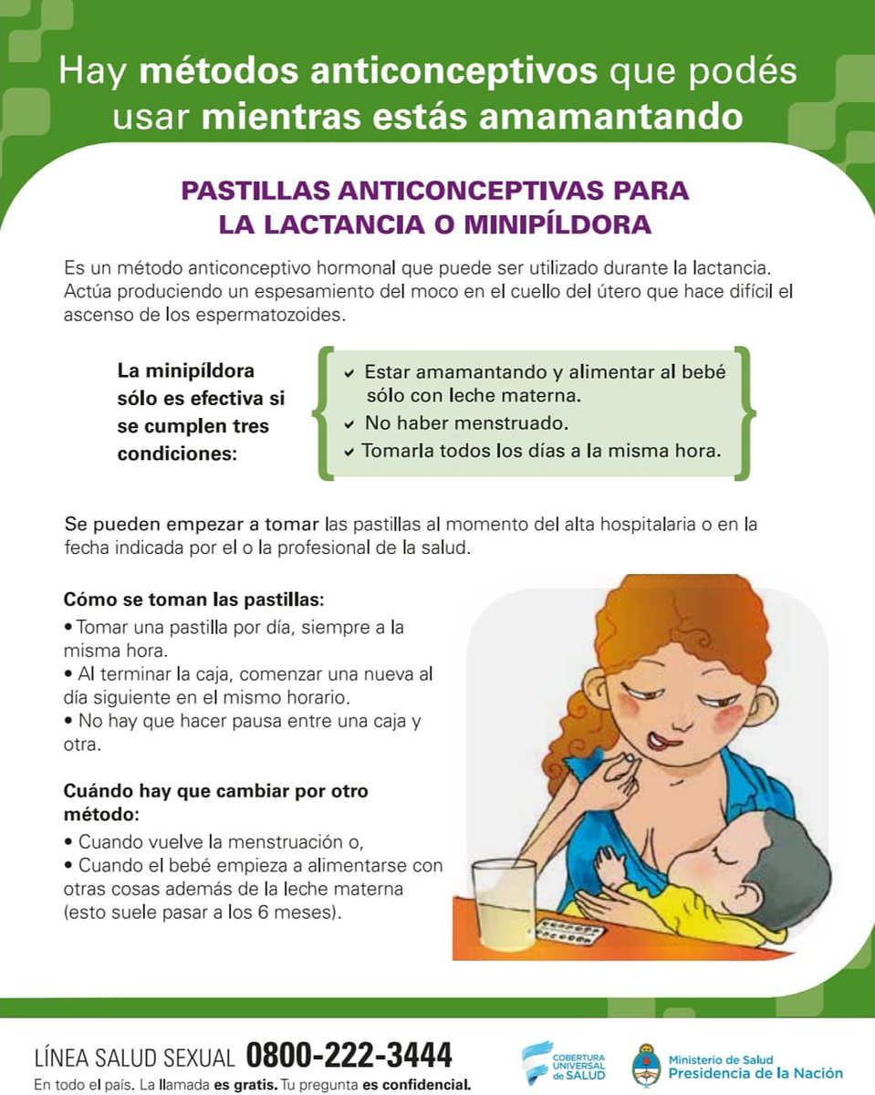 doctordamonte's tweet photo. Mientras estás amamantando, podés usar métodos hormonales de manera segura que no les hacen daño ni a vos ni a tu bebé. ¡Mirá cuáles son!

#AmilcarDamonte #ginecologo #obstetra #anticonceptivos #lactancia https://t.co/wG2yx6b0iR