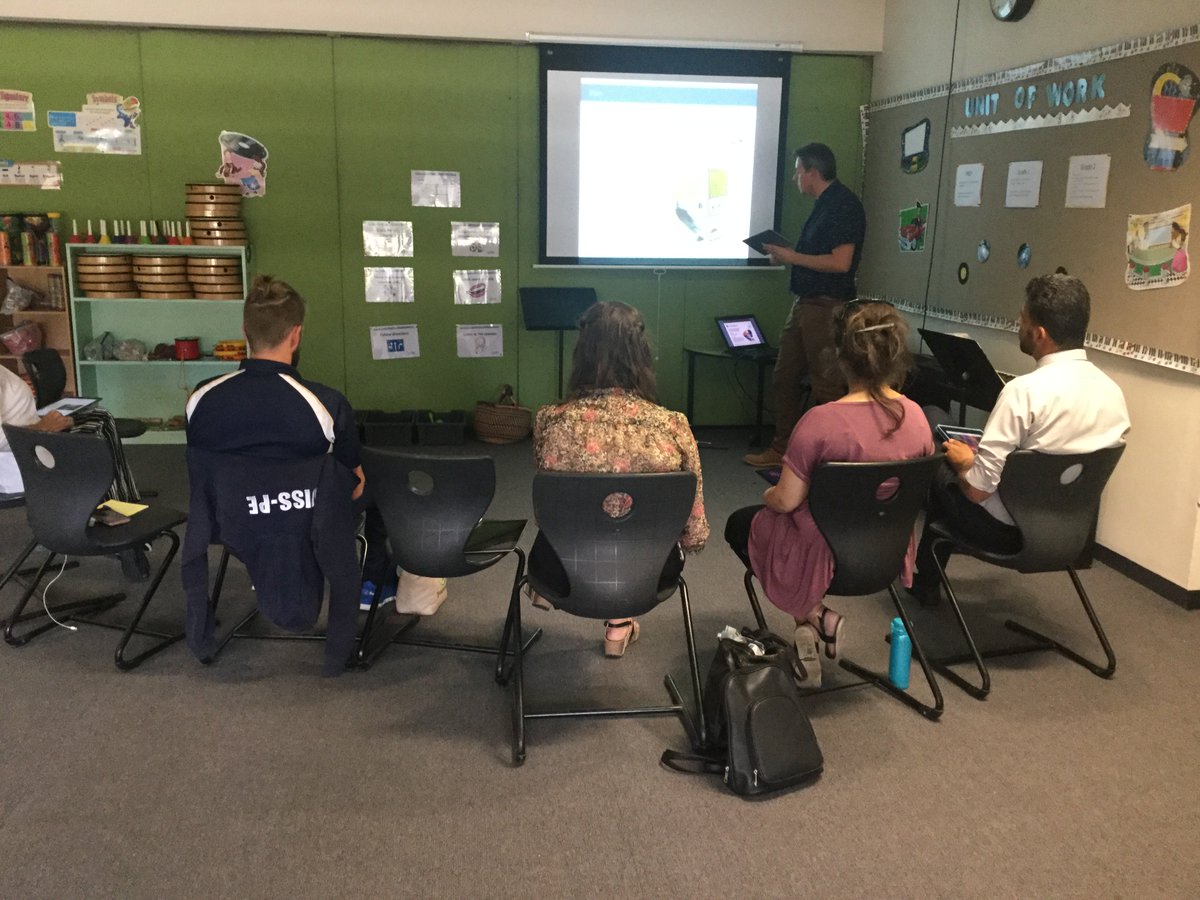 Drop in sessions for teachers with our resident Apple Professional Learning Specialist (APLS) “Mr Jon” have gotten under way this week in the Primary school. Today it was all about being creative with the camera app to enhance the teaching and learning. @VISS_UAE