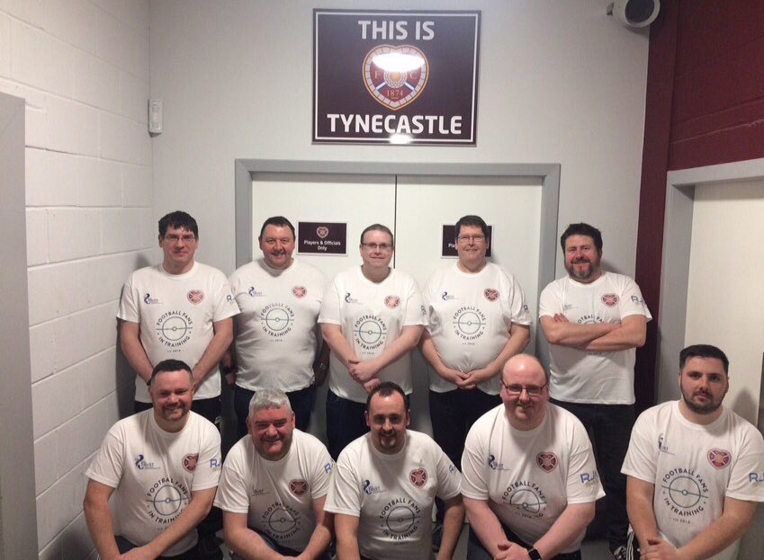 heartscoaching's tweet photo. FFIT | Great to have our new mens group start at Tynecastle last week as part of our new FFITer Families programme. The guys will take part in 12 weeks healthy lifestyles activity before including their kids in our sessions for a further 4 weeks #befitt https://t.co/tCA4r9xvkq