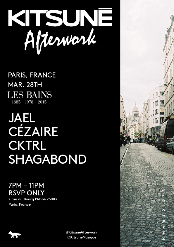 Paris, are you ready? 🔥

We'll be welcoming <a href="/Jael7_/">shaell 🔰👊🏽</a>, <a href="/cezairemusique/">Cezaire</a>, #CKTRL and <a href="/shagabond/">.</a>.

See you next week! ❤️

RSVP here 👉 kitsune.lnk.to/kamarsfrfb19