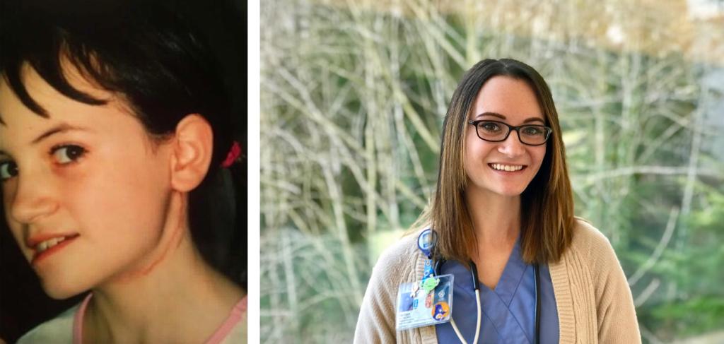 'Some people avoid coming back here, and then there are people like me. You can’t get rid of me!'

Fourteen years ago, Jordan Herrle completed her final radiation treatment at @OHSUDoernbecher Children’s Hospital. She now works here as a medical assistant! #AcinicCellCarcinoma