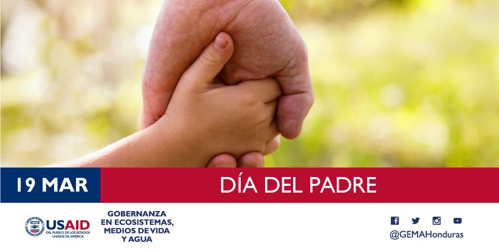 Feliz día del Padre a todos aquellos hombres que por medio de ejemplo y enseñanza son modelos a seguir para sus hijos, fortaleciendo así las bases para el desarrollo de un mundo mejor.