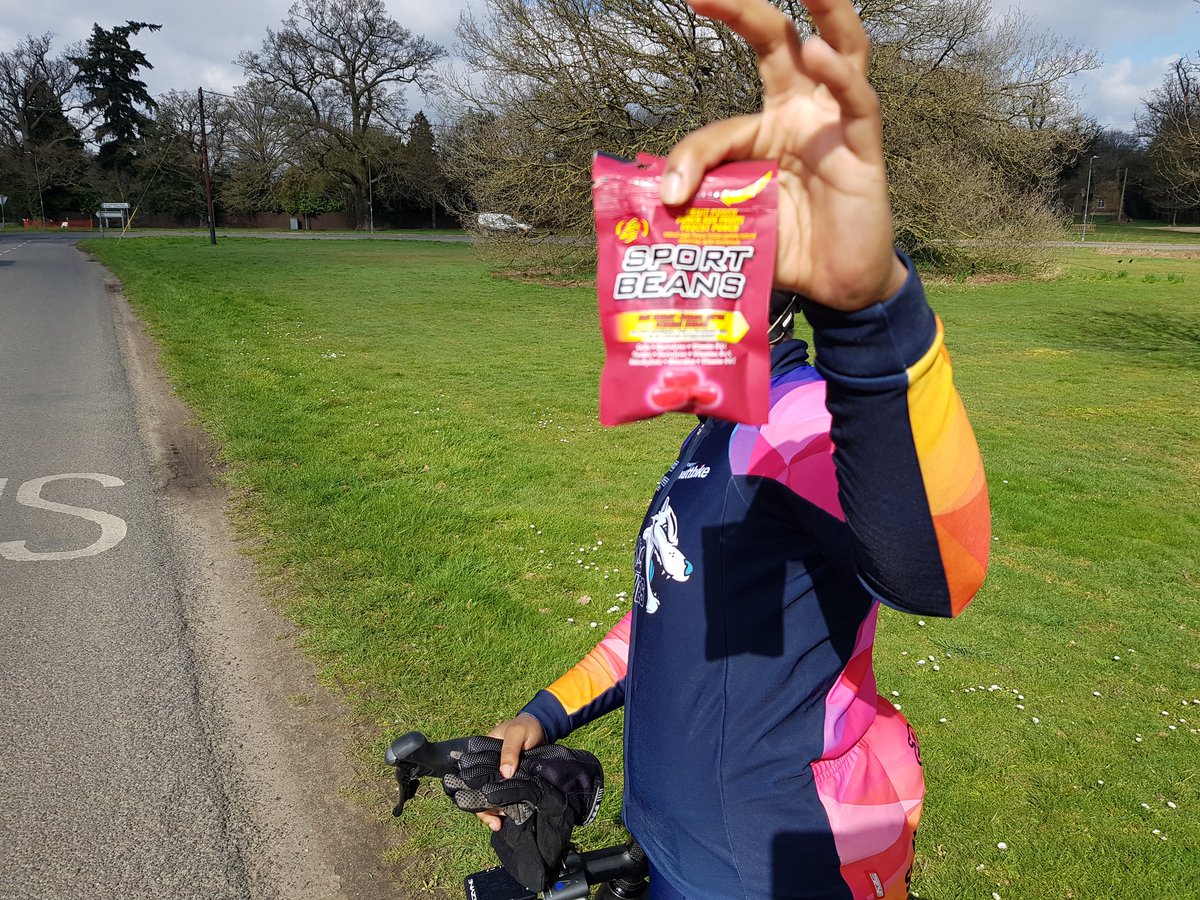 OaklandsCycling's tweet photo. Match sprint training with @CnCody29 @rhianna_ps and @DashConor this morning on the coach road in cole green.  Nice to have some dedicated time alone with our track sprinters. Good to see it left Cody on the floor. We always have @JellyBellyUK #sportbeans to pick us up though! https://t.co/VpWY7jwtWM