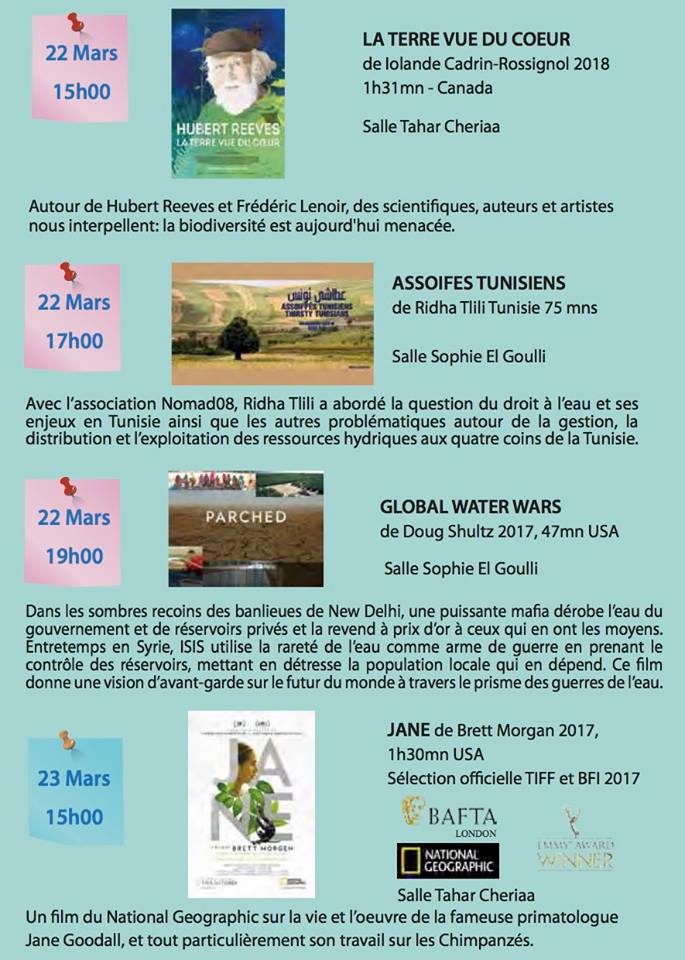 EnviroFest's tweet photo. Programme complet 

#HumansofEnvirofest #Tunisia #Festival https://t.co/SNTeXm3FLb