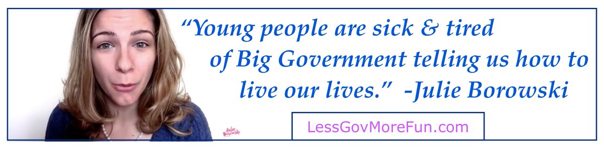 LessGovMoreFun's tweet photo. "Young people are sick &amp; tired of big government telling us how to live our lives"  -Julie Borowski

#Liberty #YLOT https://t.co/RljPIakBSe
