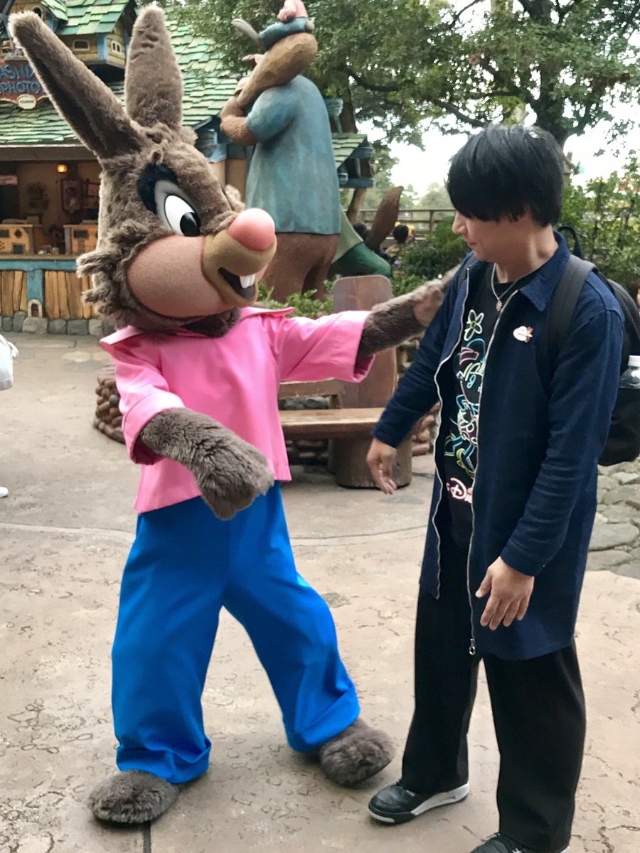 ショウエイ Showei 嗚呼 グリーティング人生 Tdl ディズニーランド Disneyland クリッターカントリー Crittercountry うさぎどん Brerrabbit くまどん Brerbear