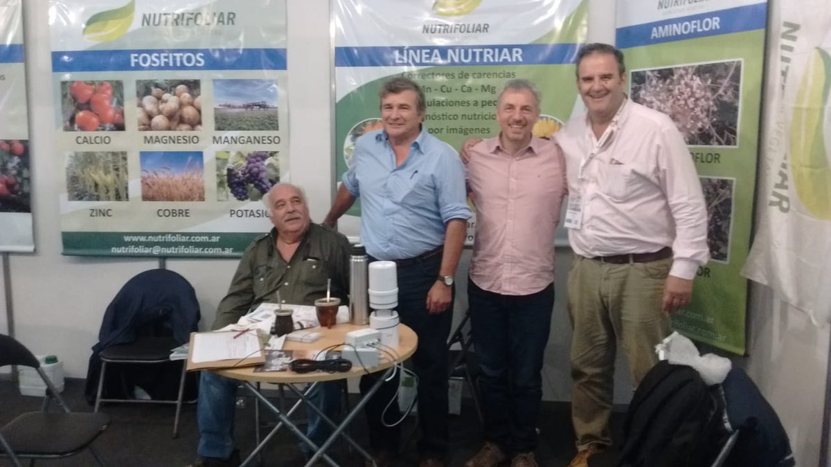 Agradecemos a <a href="/Nutrifoliar/">Nutrifoliar</a> por recibir al futuro del #Agro y de sus Objetos Conectados en su stand #Expoagro2019 @iotnetmx <a href="/ClimaVistaAgro/">CLIMAVISTA AGRO</a> #InternetOfThings
