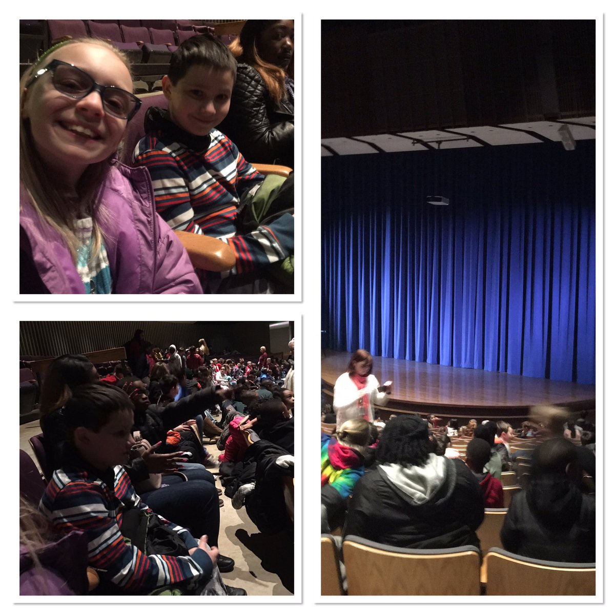 MrsHaysWarren's tweet photo. Eager for the performance to begin! #filedtrip! @WarrenES_BCPS @lisadingle5 https://t.co/AaqqTp3brs