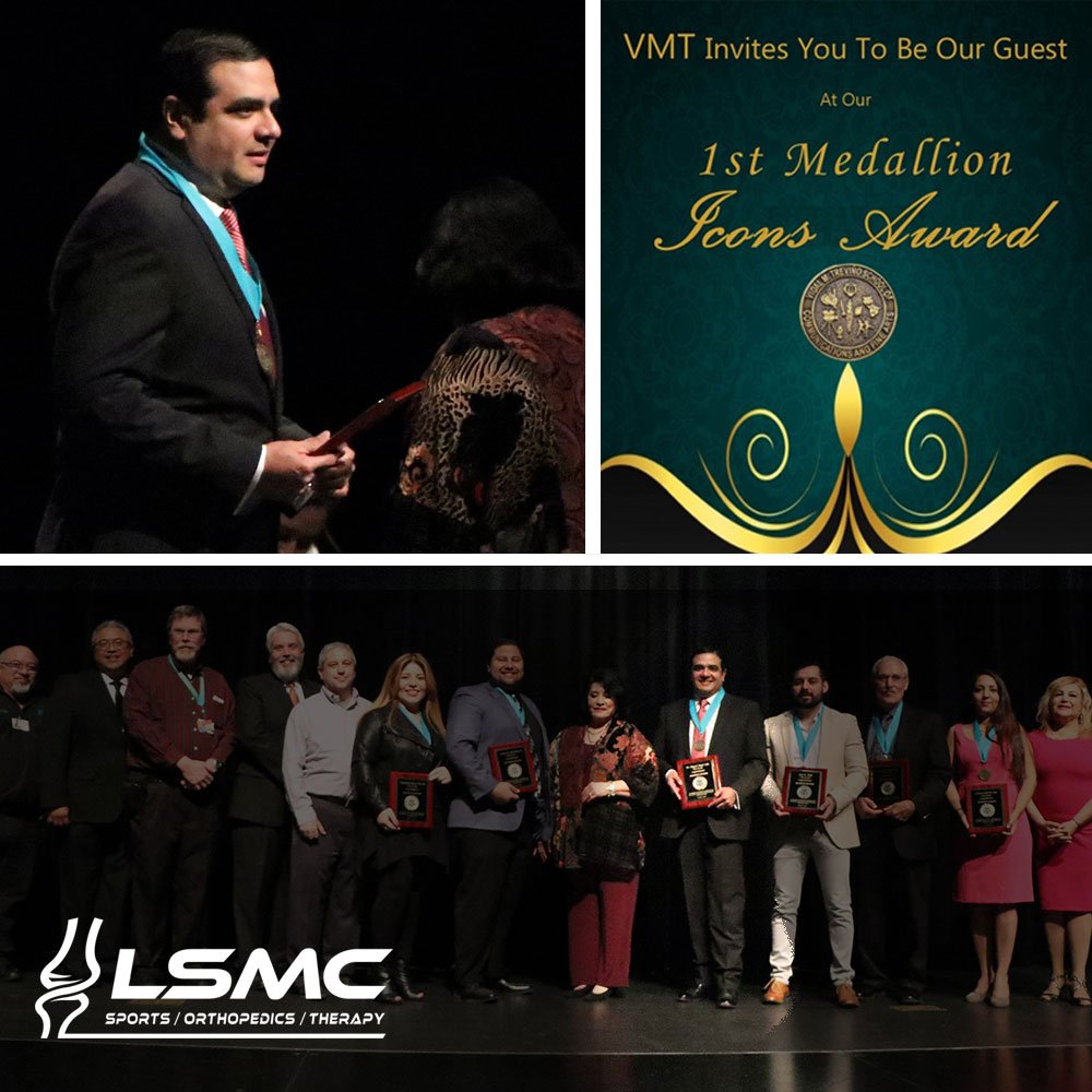 laredosportsmed's tweet photo. Congratulations to our own Dr. Solis for being one of many to be part of the inaugural Vidal M. Treviño School of Communications and Fine Arts Medallion Icons Award.
#DrPotty #DrPuig #DrSolis #award
https://t.co/vyxipWwQfl https://t.co/4pN4K9UNF4