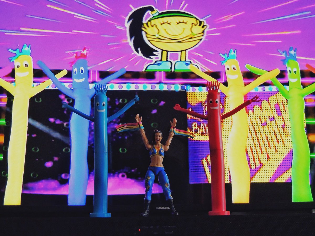 RalphyVybz's tweet photo. Found some entrance videos on YouTube and started experimenting with figures, this could potentially be what the #elitestage could be https://t.co/1L0oMHFvJa