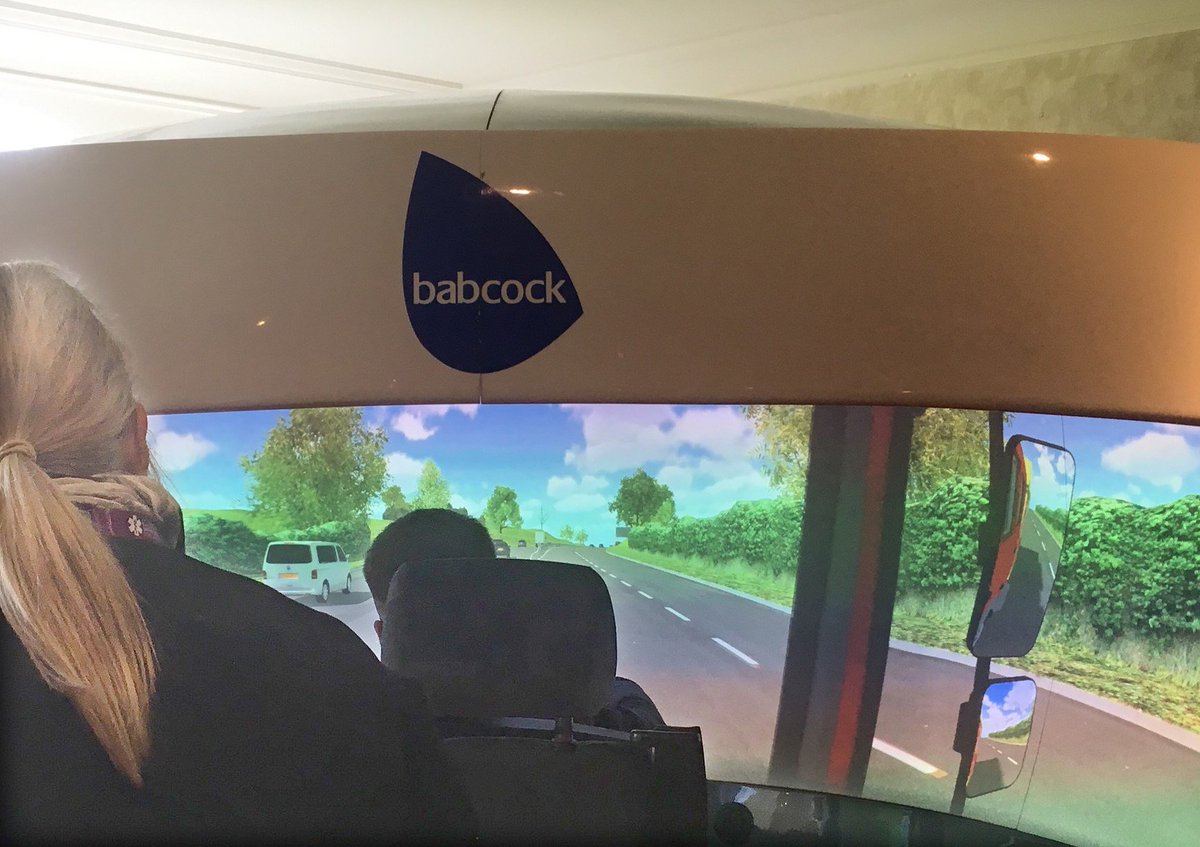 InspiroLearning's tweet photo. Our Emergency Services &amp; Training team are demonstrating our blue light driver simulator at the Ambulance Leadership Forum today &amp; tomorrow. If you're there, come &amp; try this leading-edge technology and hear about how it enhances the training experience. #ALF2019 @AACE_org https://t.co/RHfU41x9Dj
