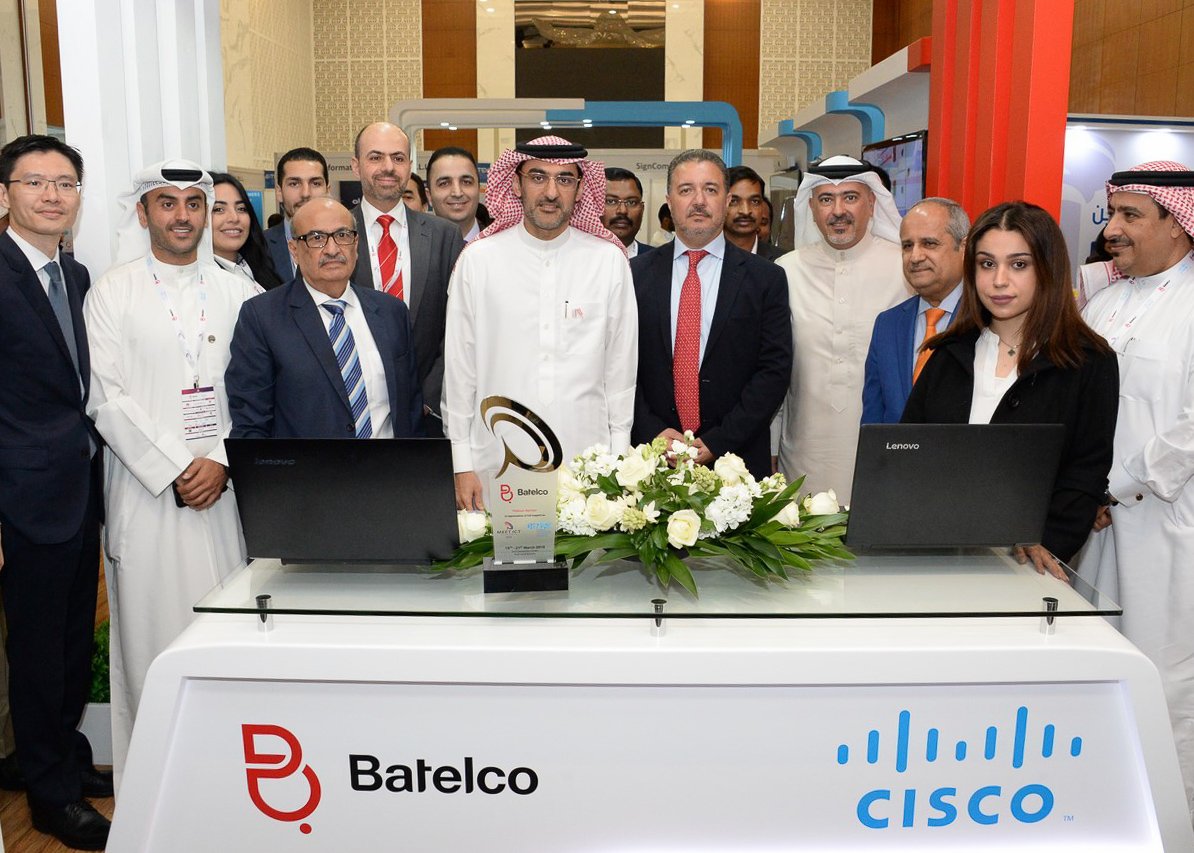 Batelco's tweet photo. أعلنت شركة #بتلكو، المزود الرائد لحلول تقنية الاتصالات في مملكة #البحرين، عن شراكتها مع "سيسكو"، رائدة التقنية الأمريكية العالمية، كراعيين بلاتينيين لمؤتمر تكنولوجيا المعلومات والاتصال والذي سيقام بمركز الخليج للمؤتمرات في الفترة ما بين ١٩ إلى ٢١ مارس الجاري.
#meetictbahrain https://t.co/mT1QfpmxIU