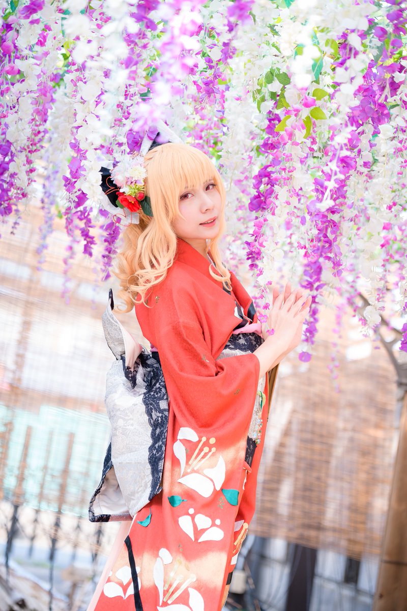 寧々子 Cos Granblue Fantasy 朱椿振袖 ヴィーラ 撮影 Usk Photo 317剣豪和装あわせ