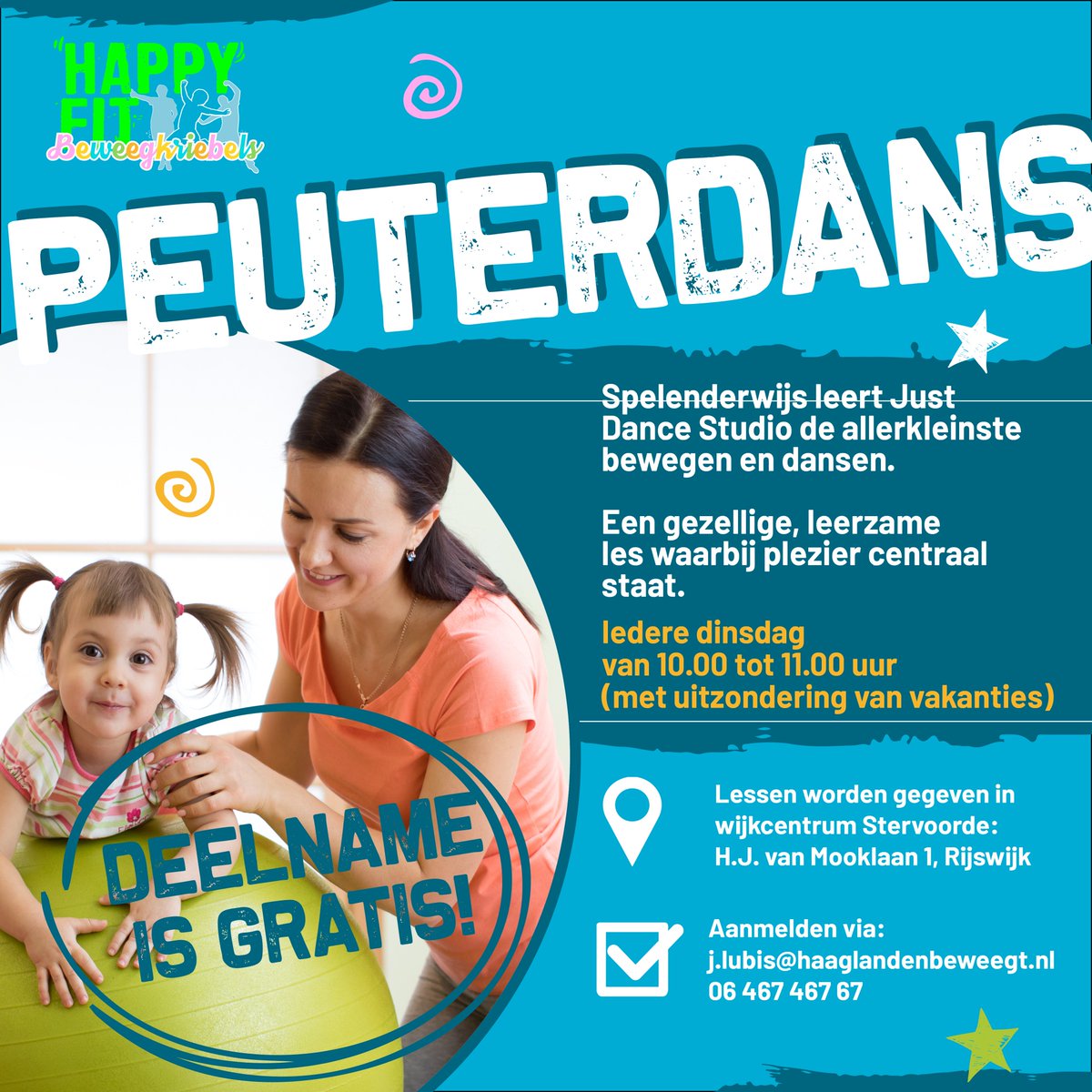 ilonaStoop's tweet photo. Bewegen met je kindje in Rijswijk! Mooie activiteiten @HaaglandBeweegt https://t.co/JuzwHH0M3x