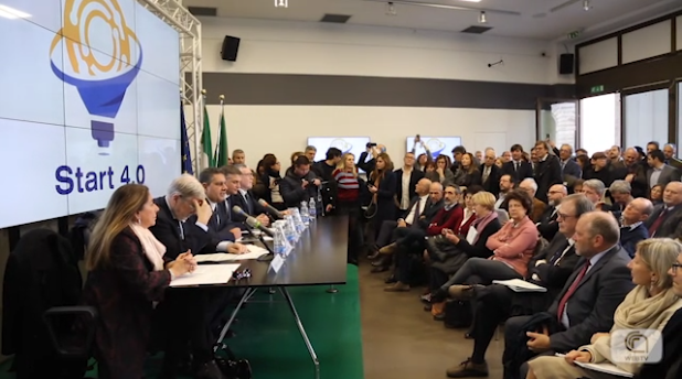 CNRsocial_'s tweet photo. #Start40 - #Genova, nasce il centro di competenza sui temi dell’#Industria40 con il #Cnr capofila
Ecco il servizio della #CnrWebTv dedicato alla presentazione del #CompetenceCenter #Start40
#cybersecurity #pmi #innovazione #formazione #ricerca #imprese
📺https://t.co/EocKpWlsox https://t.co/khCw9u1Qqa