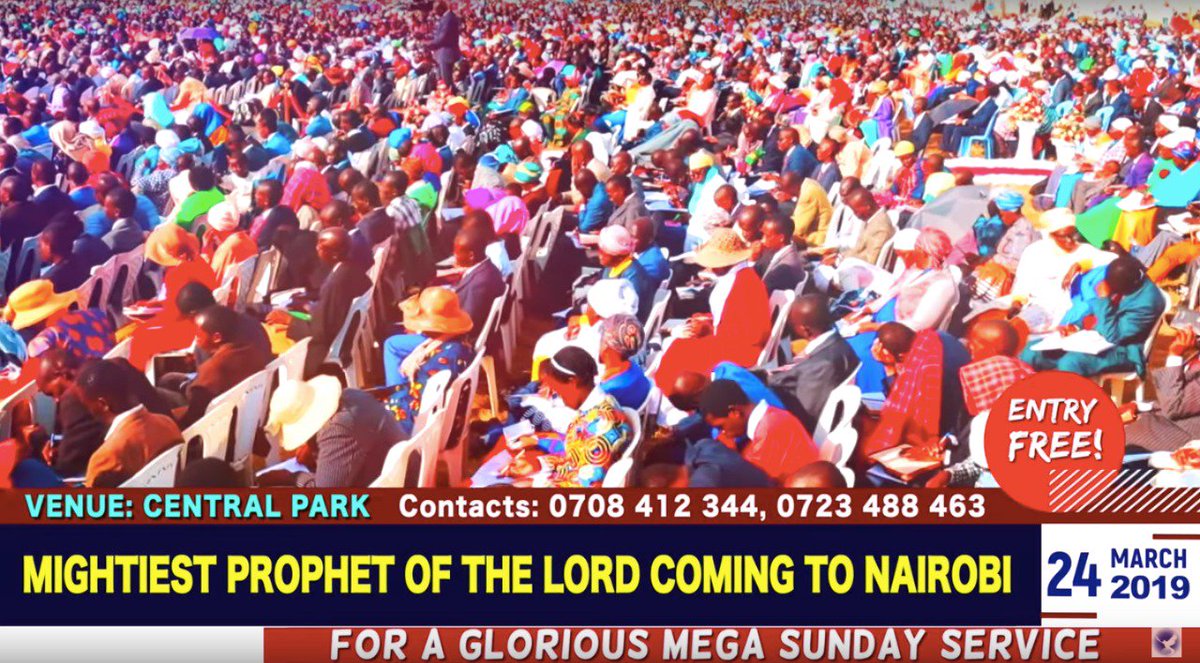 #RevivalComingToNairobi 
1 Kings 17:1
[1]ELIJAH THE Tishbite, of the temporary residents of Gilead, said to Ahab, As the Lord, the God of Israel, lives, before Whom I stand, there shall not be dew or rain these years but according to My word.

Nairobi, this are his STRIPS!