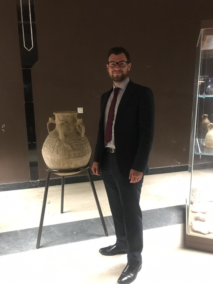 RussFCDO's tweet photo. Loved the Basra museum opening today. A real showcase of British-Iraqi friendship. A joint UK-Iraq project, with funding from the UK’s cultural protection fund and BP. #iraq #Basrah #basrahmuseum #museum #uk @BritishCouncil https://t.co/5IspvyAG0I