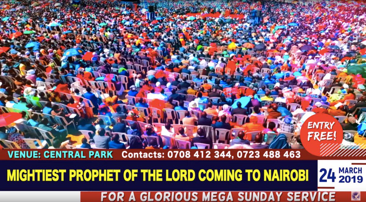 What a blessing to hear of the news of #RevivalComingtoNairobi Because we know so well that we'll never ever remain the same