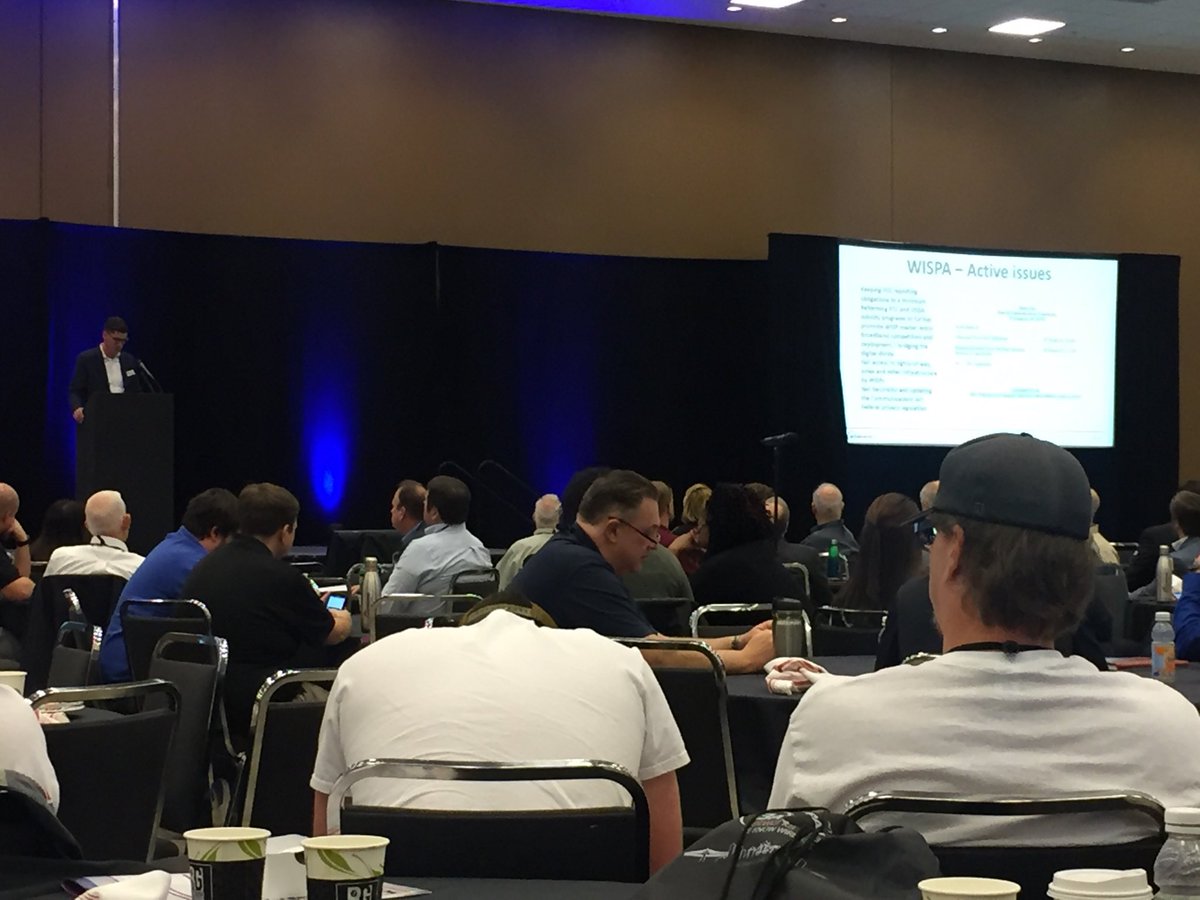 State of WISPA at #WISPAMERICA2019 :  Things are looking promising in the near and extended future!