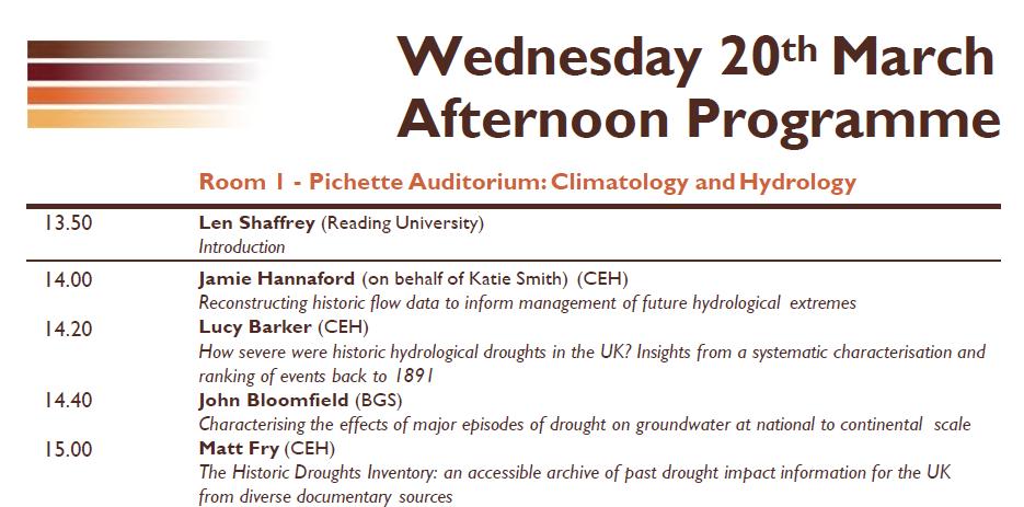 Historic Droughts is ready to present tomorrow at the <a href="/AboutDrought/">AboutDrought</a> conference Oxford with presentations from <a href="/jamiehannahorse/">Jamie Hannaford</a> (for @katieasmith26), <a href="/lucybarkerjane/">Lucy Barker</a>, John Bloomfield <a href="/BritGeoSurvey/">British Geological Survey</a> &amp; <a href="/mattfry_ceh/">Matt Fry</a> Find out more ➡️yumpu.com/s/t3Olr5RKs2dw… #drought