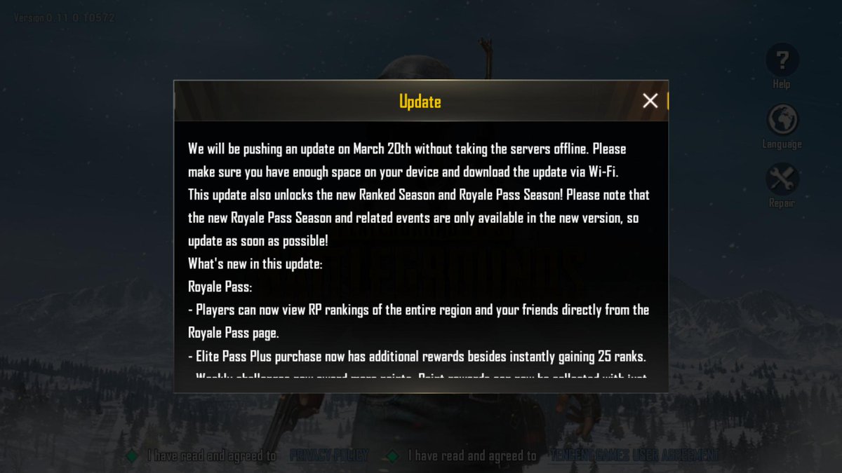 Techshaala1's tweet image. PUBG Mobile Update 0.11.5 Release Date Confirmed | Adds Prime and Prime Plus Subscriptions.
#PUBG #PUBG_MOBAILE #PUBGMOBILE 
Full post - techshaala.in/2019/03/pubg-m…