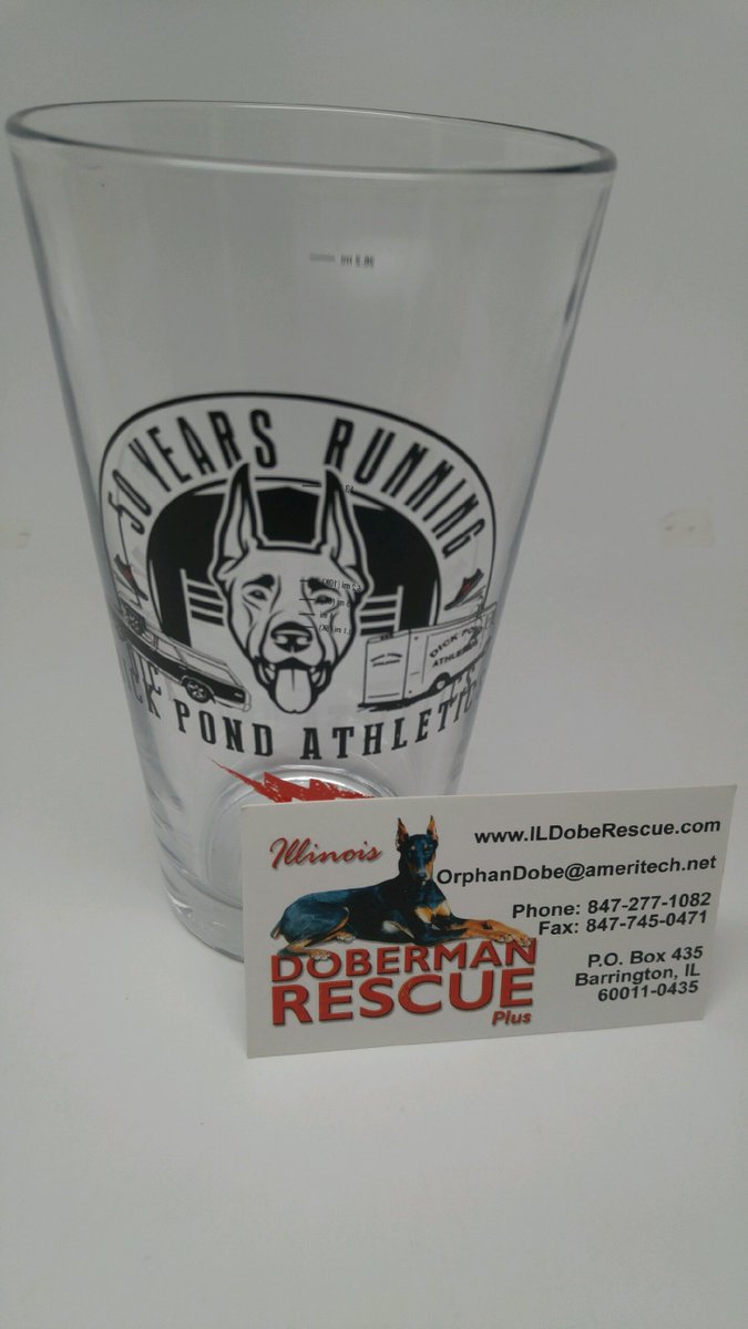 dickpondCS's tweet image. Cups and Pups! Purchase one of our 50 Years Running pint glasses and learn about a wonderful Doberman Rescue program in the area! #dobermanrescue #dobermanrescueplus #50yearsrunning #pintglasses #OrphanDobe