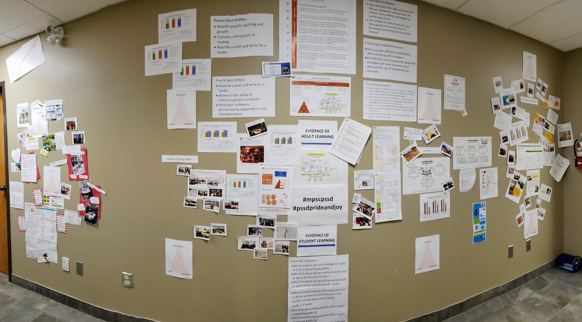 TrinaM07's tweet image. Every time I go to Prairie Spirit Division office I stop &amp;amp; look at their Wall Walk. It starts with My Prairie Spirit Classroom #BigIdeas, then digs down to the #HowDoWeKnow, all while using triangulation of evidence. 
I am so proud to be a part of this division! 😃
#PrideAndJoy
