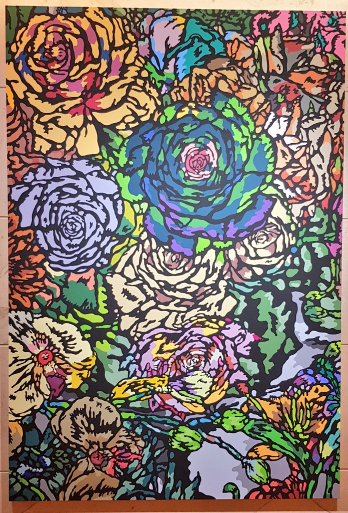 XibulArt's tweet photo. Coup de cœur pour les toiles fleuries de l'artiste #LouisGranet à la @Collection_SG 😍🌺🌼
#SMV389 #PeintureSousPression #Collectionsocietegenerale https://t.co/Wt6psuNuvA