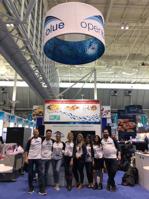 OpenBlueCobia's tweet photo. See you at #SENA20 Boston!
Thanks for all the love #SENA19, we love you right back! ❤️🐟💙🌎
Caring for Ocean & Human Health is at the heart of what we do!
https://t.co/J3DKX5Jkn0
...
#SeafoodExpo #openblue #oceanraised #cobia #pacificsnapper #sustainablefish #TeamOpenBlue https://t.co/6ZsbzMD2Kv