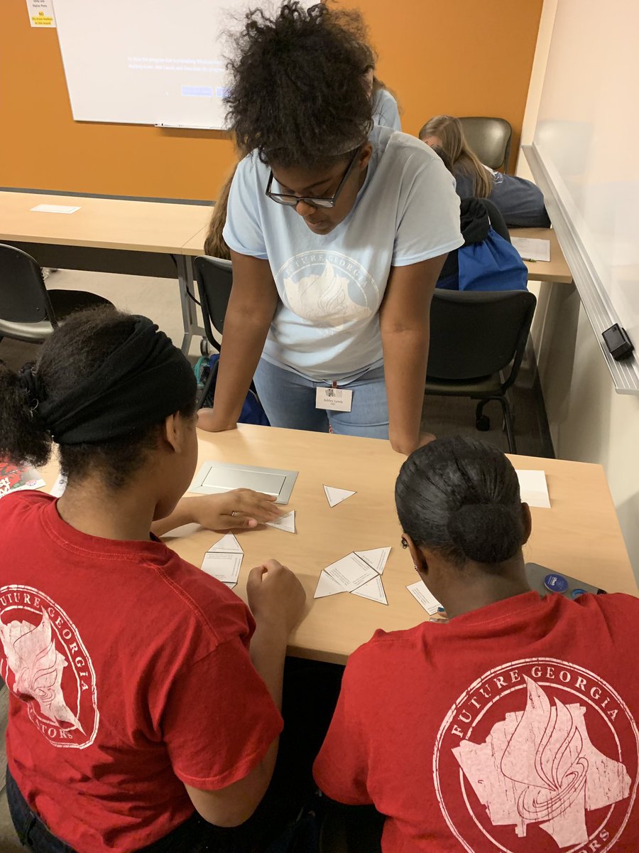 madrasfge's tweet photo. Fantastic learning experience today at @UnivWestGa Newnan Campus! Our club was so inspired by the wonderful speakers, sessions, and meeting other future teachers! Thank you to @CEC_CCSS @DrSWMullins @RainyJohnson @SChasePuckett @CowetaSchools! https://t.co/0yZk8QPSa3