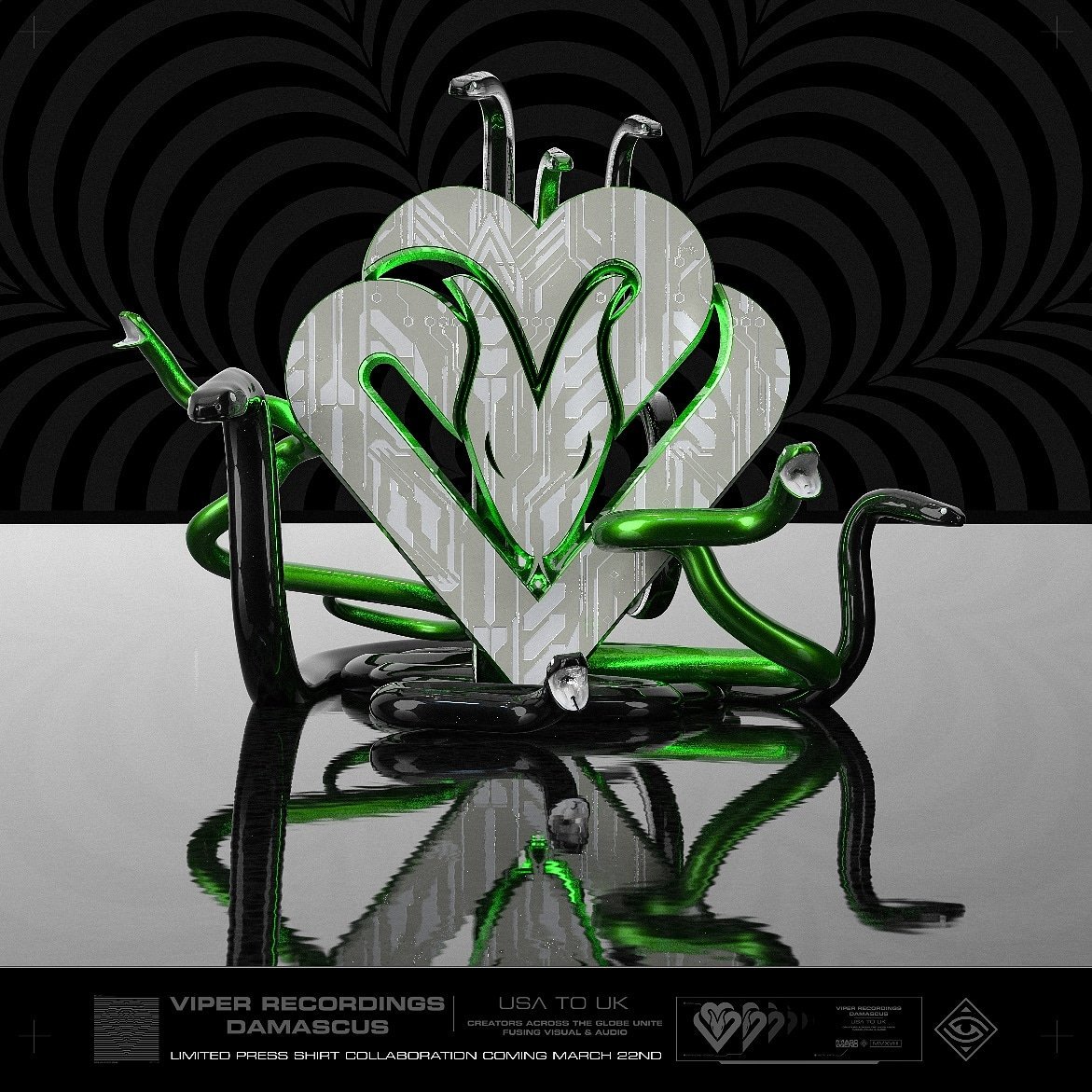 ViperRecordings's tweet photo. Viper X @DamascusApparel dropping 22.03.19 🐍🐍🐍 https://t.co/fSrBZQsgBo