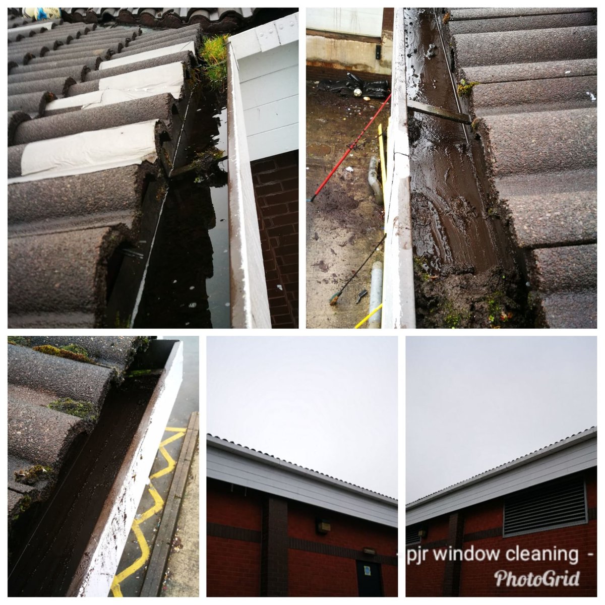 PjrWindow's tweet image. Day 1 of gutter clean, inspection and repair. 
Tomorrow we repair, re seal, prime/paint 
pjrwindow.cleaning
PJR Window Cleaning and Services
Checkout our web site for list of service we offer