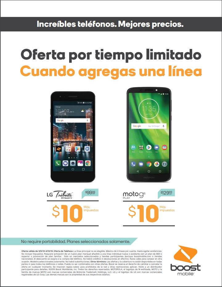 Now when you add a new line of service to your plan you can get the LG Tribute Dynasty worth $99.99 or a Moto G6 Play worth $129.99 for only $10 visit us at 2650 N. Narragansett ave. Inside the Brickyard Mall
#DCIcares #Brickyard #Chicago