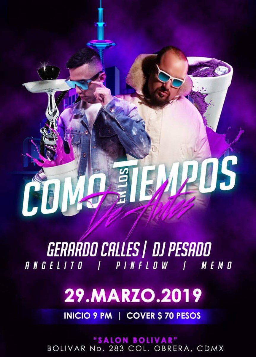 DJPESADO69S's tweet photo. YA SE ARMO EL #WATEKE EL PRÓXIMO #VIERNES 29 DE MARZO ESTARÉ EN EL #SALONBOLIVAR #COMOENLOSTIEMPOSDEANTES YA SE LA SABEN #DJPESADO EL #ANDARIEGGO JUNTO A #SEISNUESQUAD Y #NENEFRESH #WATEKERECORDS #SEISNUEVESTUDIO #CHIDO #FLOWMEXICANO #FRATERNITYCLUB https://t.co/xs7O4aP7cl
