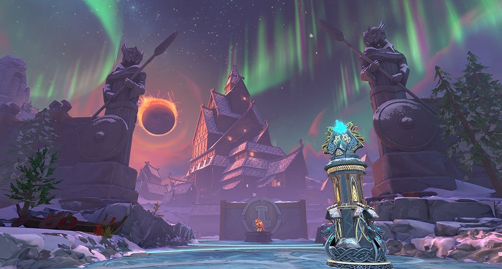 SMITEGame's tweet photo. Ragnarok has come and gone, transforming Asgard in the process!
Be sure to tune into the #DarknessFalls Update show tomorrow at 3pm ET to see the reveal of the all new Assault map!
πΊ https://t.co/4WfuLxCpJj https://t.co/4GwG3OhbgH
