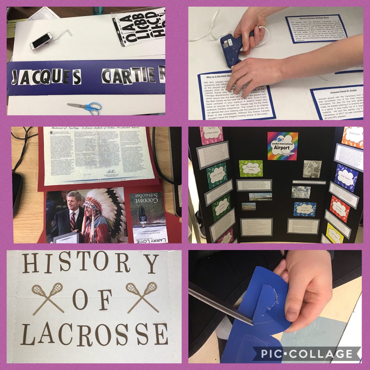 Putting some finishing touches on our History Fair projects this week. They are coming together! <a href="/NorthdaleCntrl/">Northdale Central PS</a> #8B #knightsnc #TVDSB