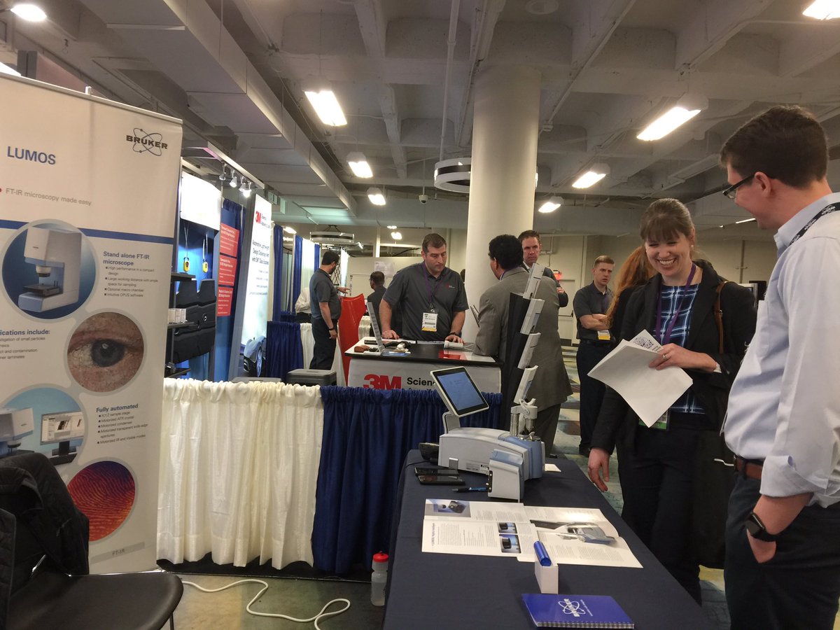DebWTech's tweet photo. Investigating analytics solutions at Bruker in the Exhibit Hall #ANTEC19 #INSPIREderoit https://t.co/jbjQhTTUlu