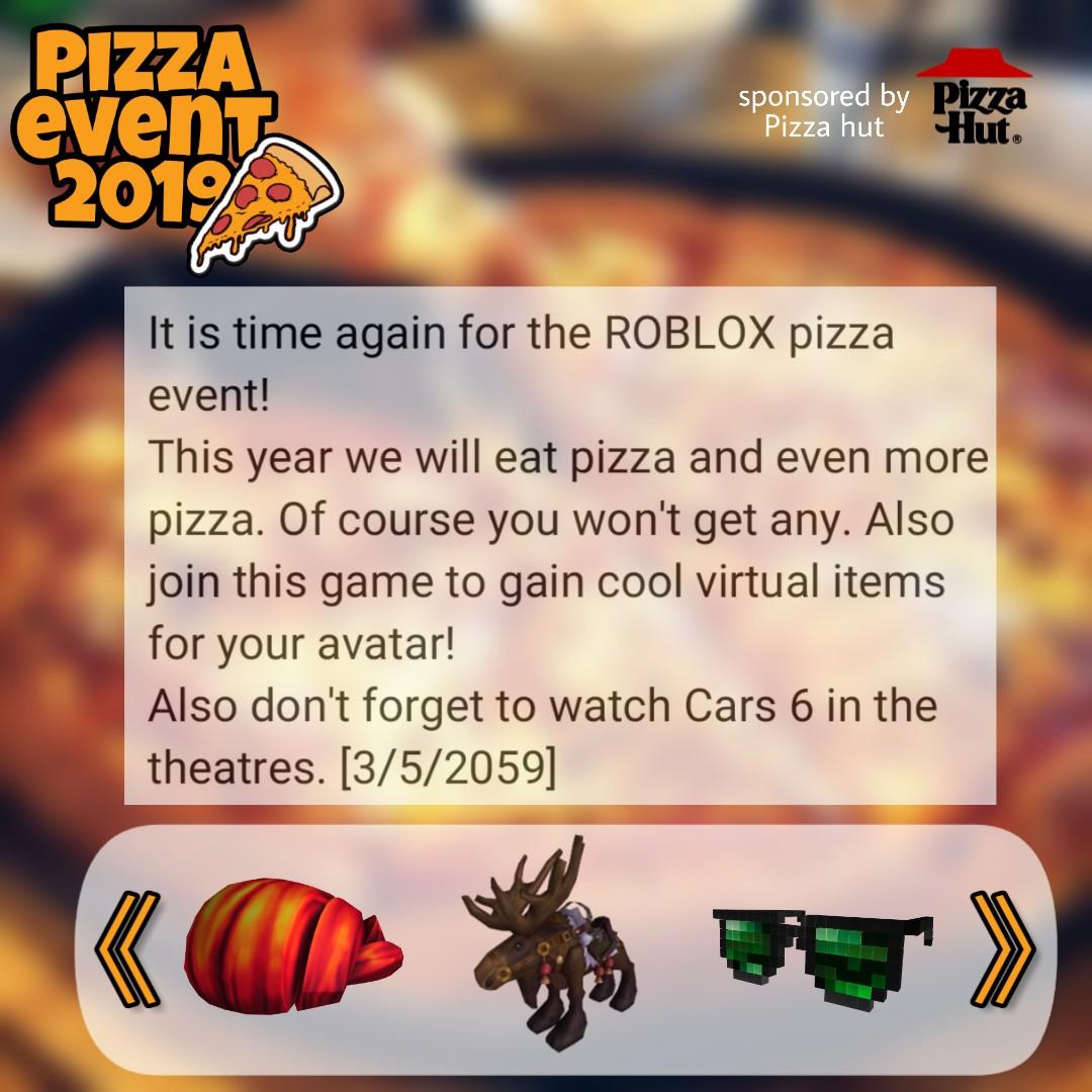 Roblox On Twitter There S Enough Pizza For Everybody Deeterplays Is Streaming The Pizza Party Event Today Live At 1 Pm Pdt At Https T Co Jn5ijgaooq Https T Co Xivuae4bx4