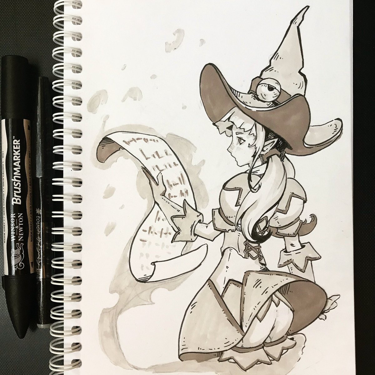 nieris_art's tweet image. Some sketches from my sketchbook:3 
I just so like markers and paper, but I am so clumsy so traditional art is very difficult for me  ^^"