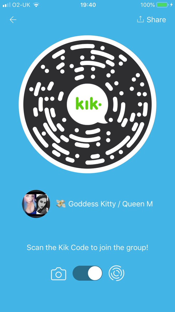 QueenMLondon's tweet photo. Goddess Kitty @GoddessKittyUK and I run a double domme rinse group now on #kik 

Go to public room search and type #sendtous 
Or scan the code below. 

Enter ready to tribute before proceeding. 

😈😈
#sph #sissytraining #humiliation #CBT #findom #femdom #mistress https://t.co/Zwh4aKVsXJ